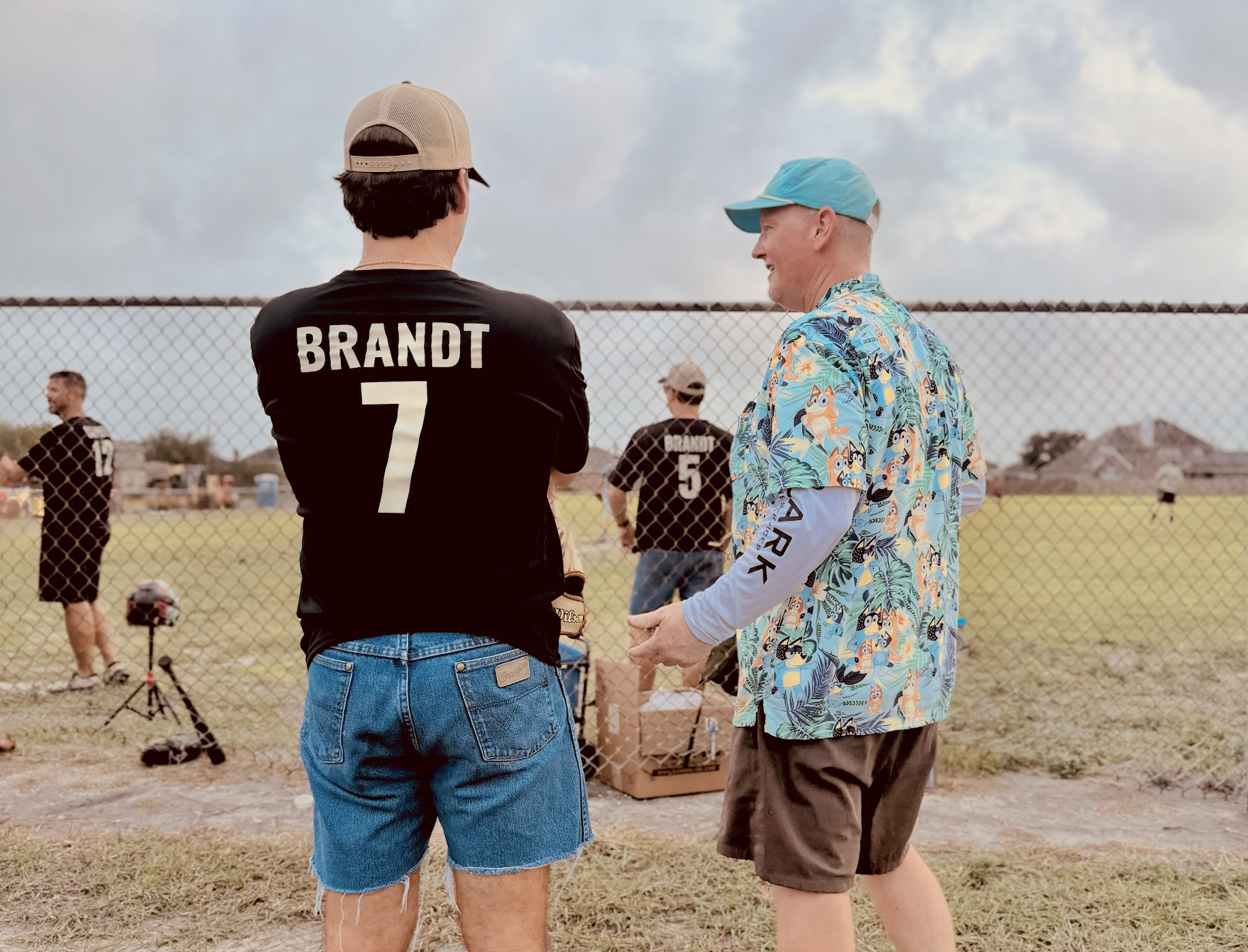 Sandlot batter at the plate
